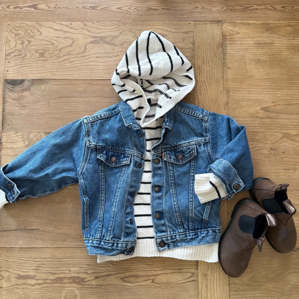 Vintage Levi’s denim jacket (orange tab)